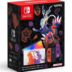 Pokémon SV Oled Switch New In Box
