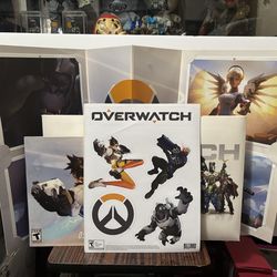 Blizzard Overwatch GameStop Managers Promo Kit Numbered Lithographs