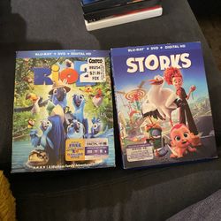 2 Kids Blu-ray Movies 
