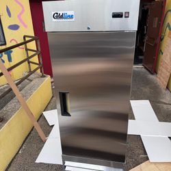 Single Door Refrigerator Stainless Steel 