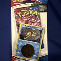 Pokémon Blister Booster Pack ARROKUDA HOLO Promo & COIN Battle Styles SEALED
