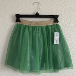 New Cat & Jack Girls Green Tutu Skirt