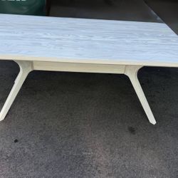 Wood Rectangular Dining Table, 60 Inch x 36 inch with defect