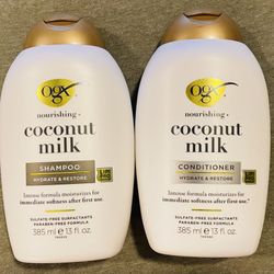 OGX Coconut Milk Shampoo & Conditioner