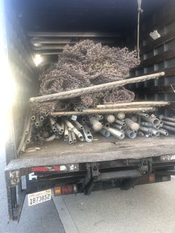 We pickup scrap metal or e-waste
