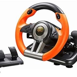 Racing Steering Wheel For PC, PS3,PS4, Xbox One, Xbox Series X &S, Switch