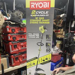 Ryobi 18” Gas straight Shaft String Trimmer