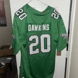 Brian Dawkins green Nike  Philadelphia Eagles jersey size L 