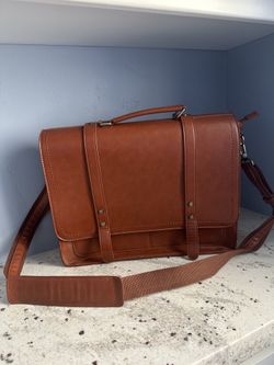 vintage-style laptop briefcase
