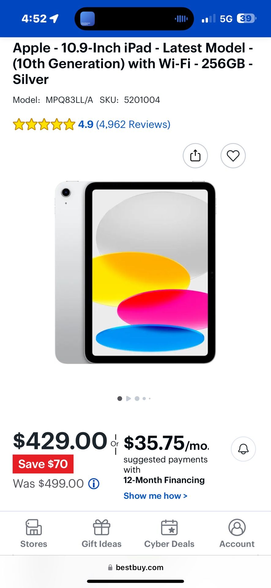 10th Gen iPad