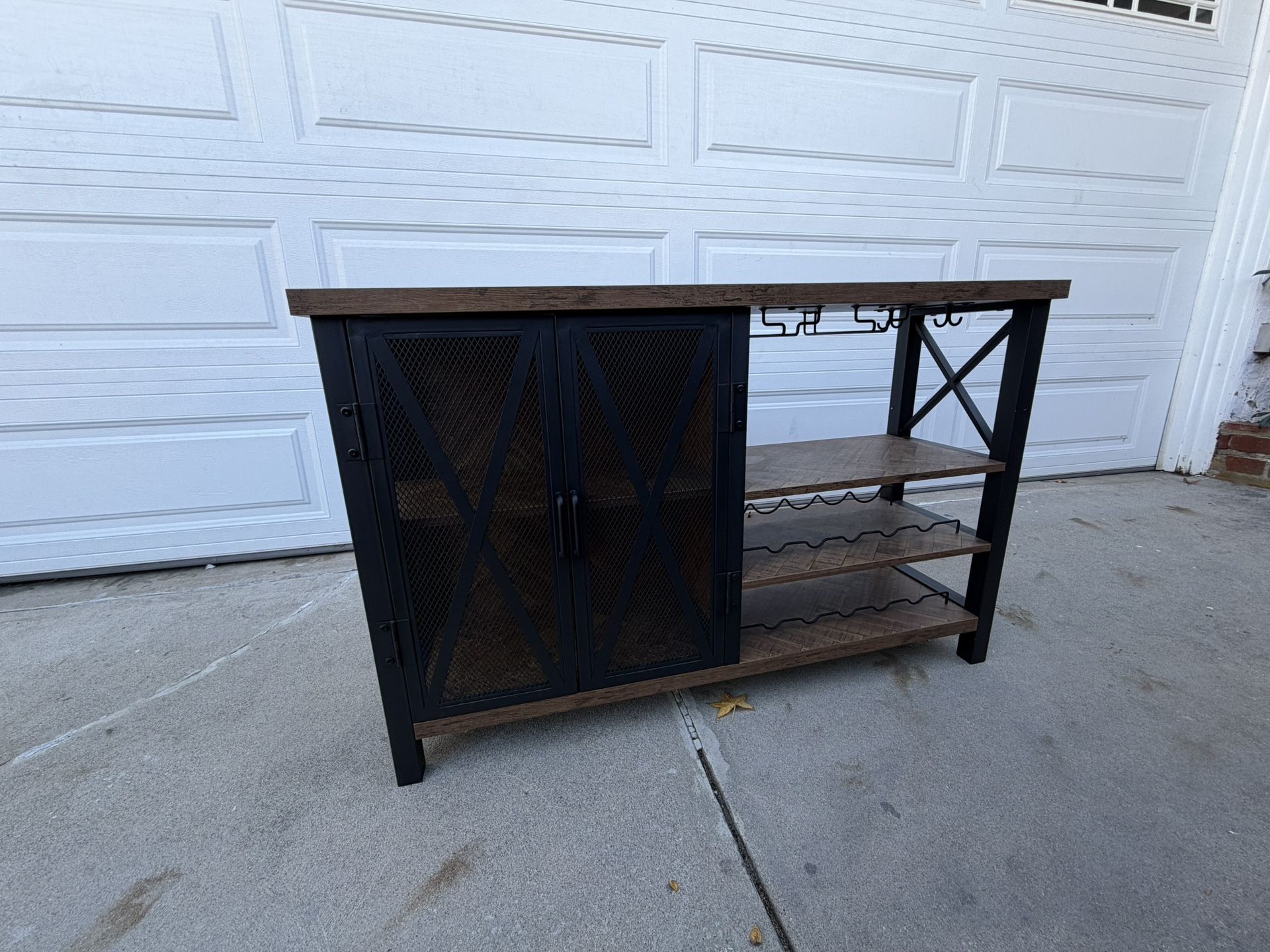 Cabinet W/ Wine Rack 47” X 14”