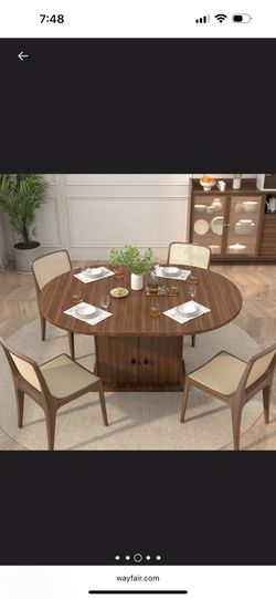  NEW In box 59 Inch Extendable Dining Table