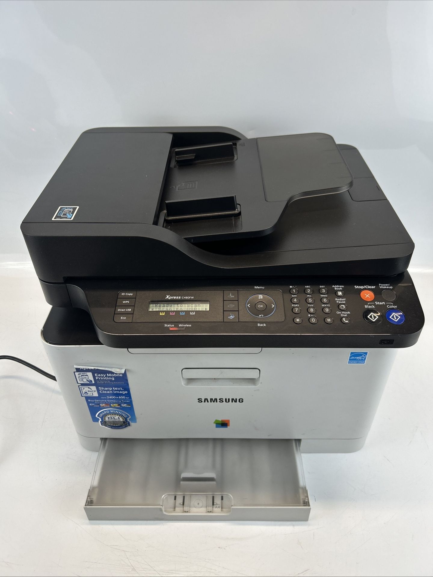 Samsung Xpress C480FW All-in-One Color Laser Printer Fax Copier Scanner- Needs