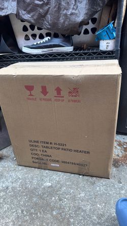 Unline tabletop patio heater