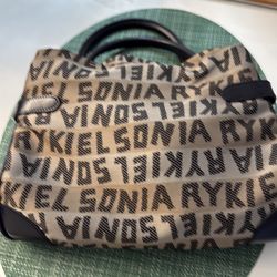 Sonia Rykiel hand bag leather straps