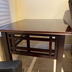 Small wooden table