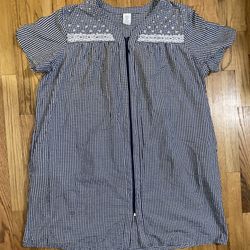 Croft & Barrow Intimates Womens Nightgown Size 2X Blue