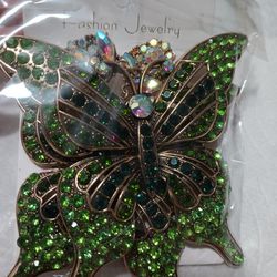 2 Pairs Of Butterfly Earrings 