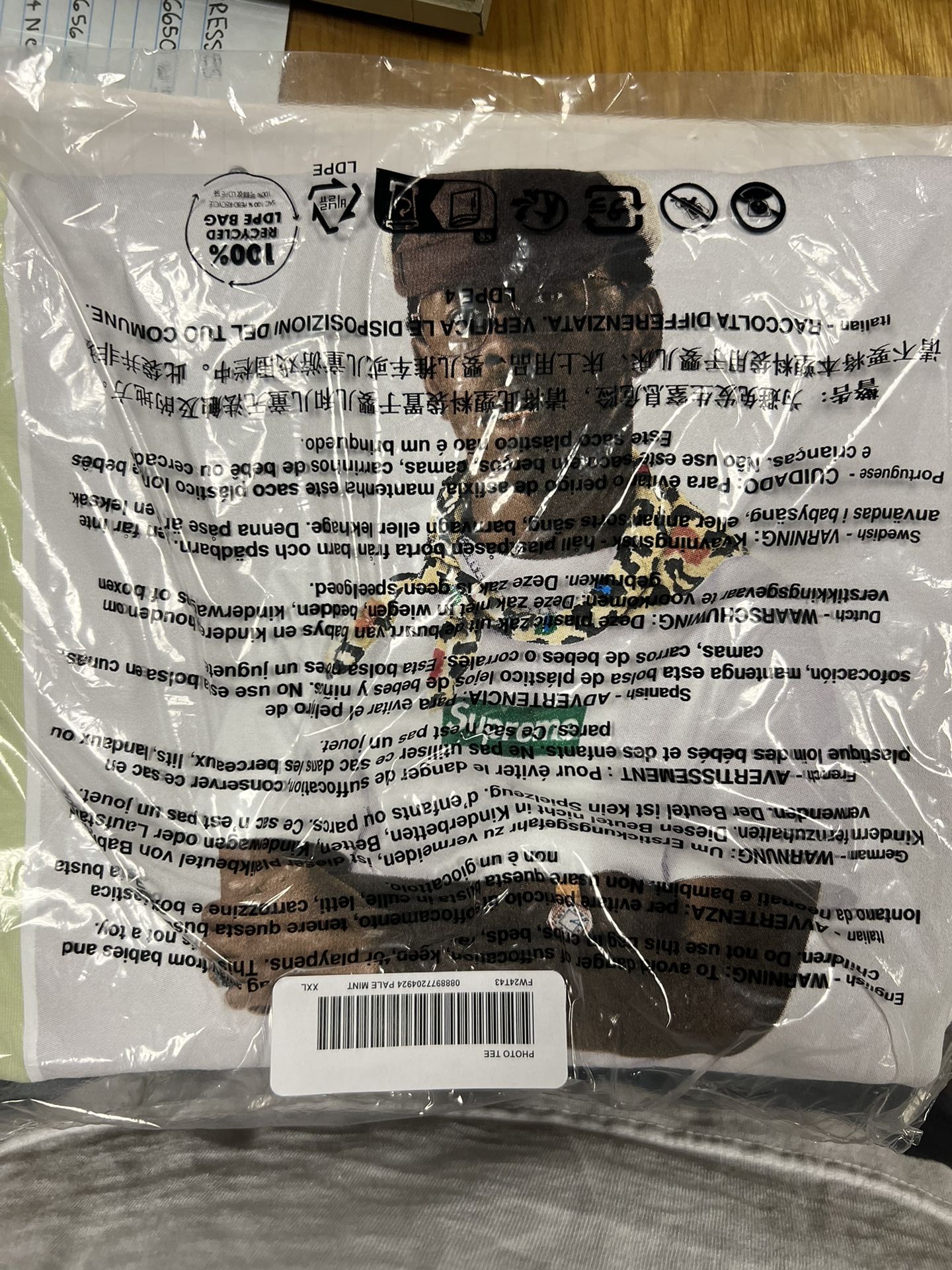 XXL Supreme x Tyler the Creator tee Mint Green