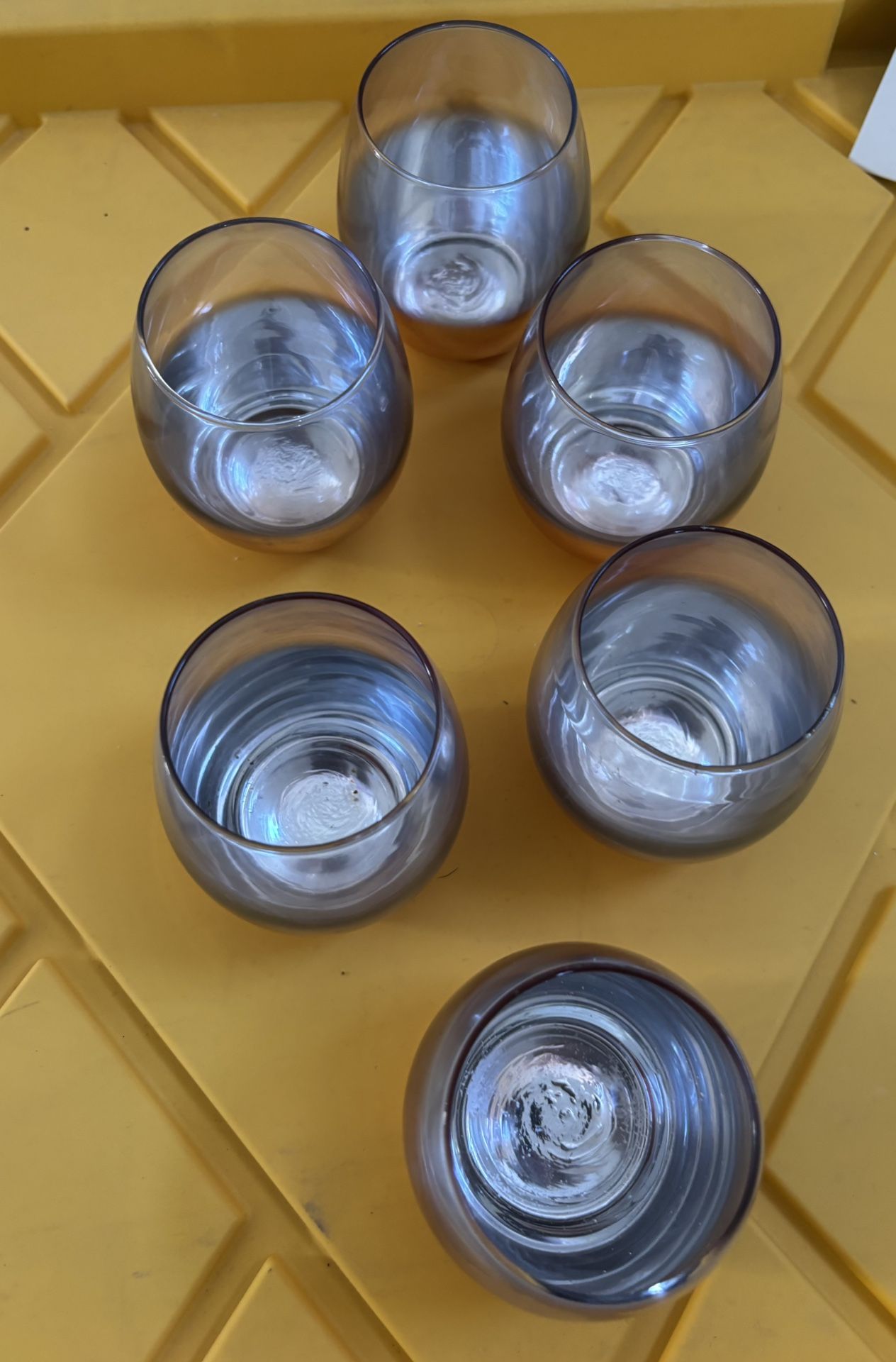 Rose Gold Wine Glass/Candle Holder