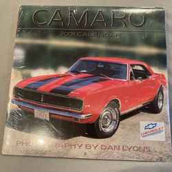 Calendar Sealed 2001 Camaro