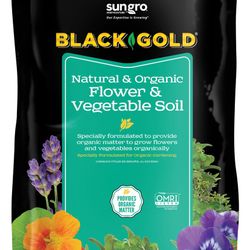 Black Gold Flowers And Vegetables 50 Quarts To Cubic Square Foot