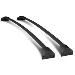 16-18 Honda Pilot Aluminum Cross Bars Compatible 165lbs Load Capacity Black