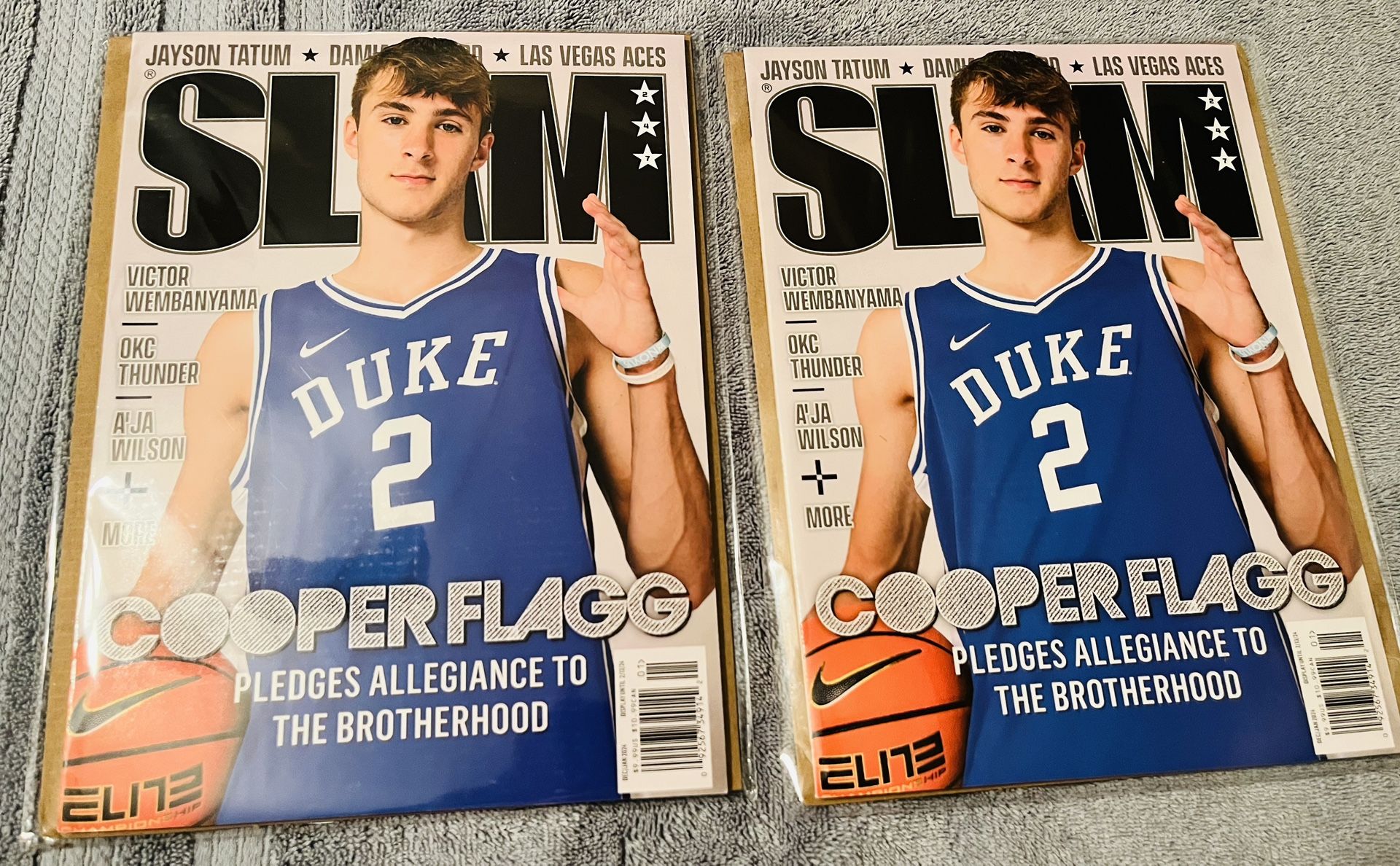 Cooper Flagg Slam Magazines ( 2 ) 
