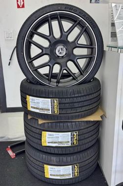 20 Inch Mercedes Benz rims and staggered Tires $1690 CASH OTD installed and balanced