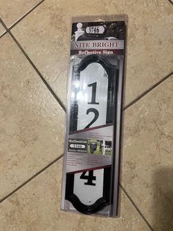 Address number sign