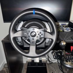 Thrustmaster T300 RS For PS5/PS4 With T.M. 7 Gear Metal Shifter