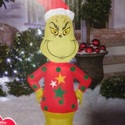 The Grinch Airblown, 4 Foot Grinch Doll, The Grinch Dolls, The Grinch Inflatables, Christmas Decorations, Christmas Stuff