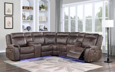 3 Piece Power Reclining Sectional