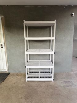 5-Tier Plastic Storage Shelving Unit