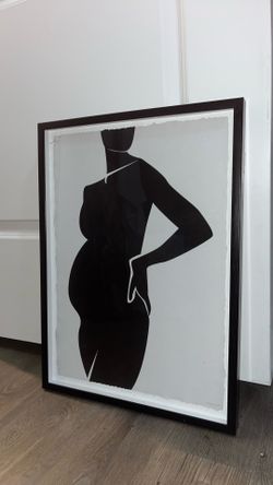 Mar Mont Hill silhouette framed art