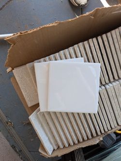 White tile squares
