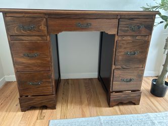 Wood desk