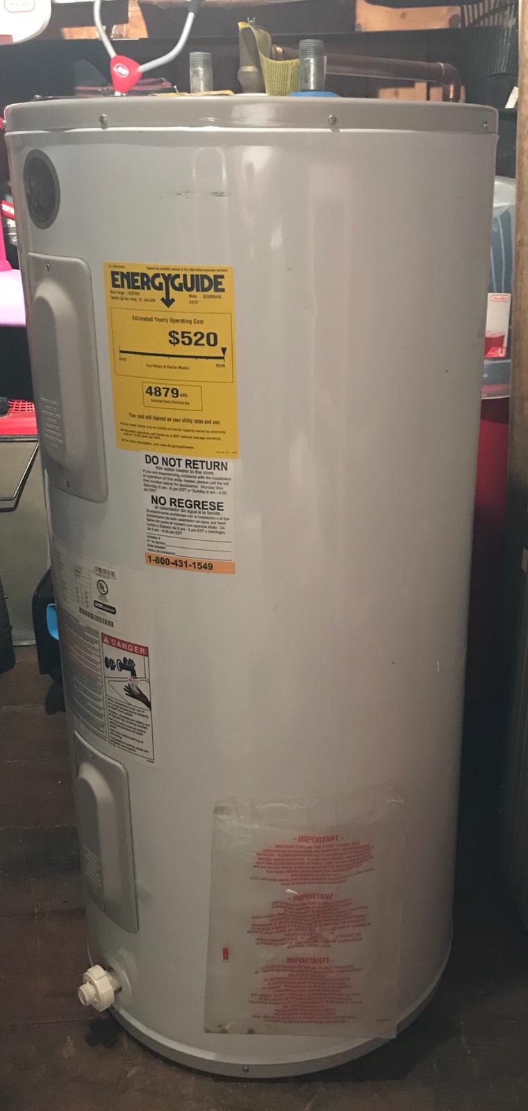 GE Electric water heater