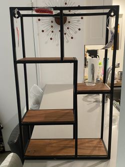 NEW Shelves Wood And Metal
