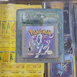 Pokémon Crystal Version Nee Battery Game Boy Color Cartridge