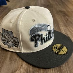 Philadelphia Phillies New Era Fitted Hat All Star Patch Size 7 1/2