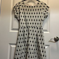 White Patterned Renee C Dress