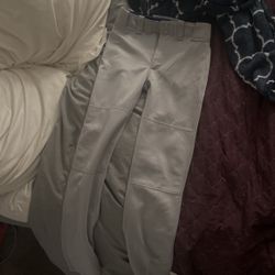 Baseball Gray Pants Youth Large Mizuno