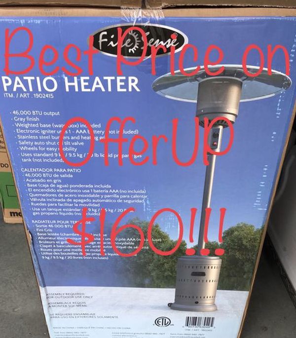 Firesense 46,000 BTU commercial patio heater ***PRICE IS FIRM***