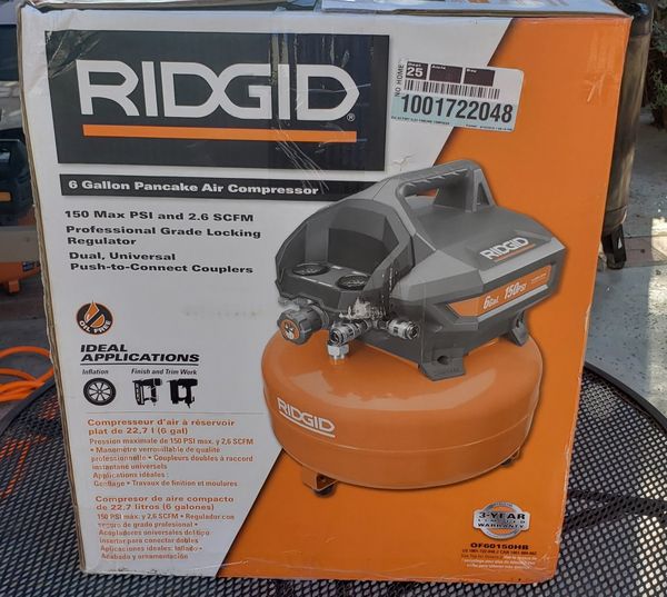 Ridgid 6 Gallon Compressor