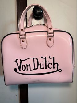 Vintage Von Dutch Pink Bowling Bag