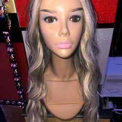 Wig For Sale With Pictures On Mannequin And Myself