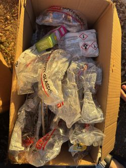 Safety glasses goggles box full