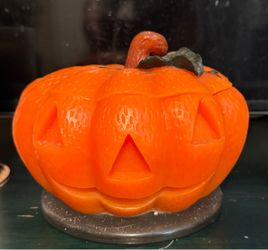 Large Pumpkin Candle new