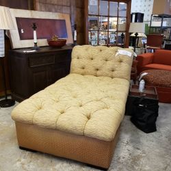 This Chaise Has A Small Tear/Rip On Right Bottom Corner, Yet I Covered With 2-4 Inch foam Mattress Covers WMattressCover,FreesOf Allergens&Spills